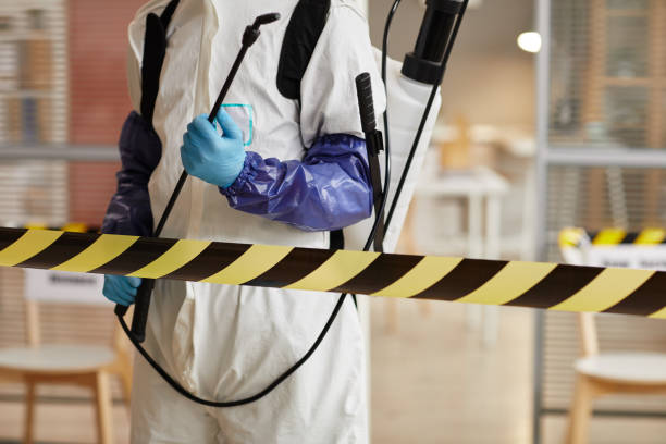 Professional Trauma Scene Cleanup technician working in Virginia, IL
